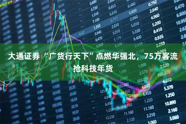 大通证券 “广货行天下”点燃华强北，75万客流抢科技年货